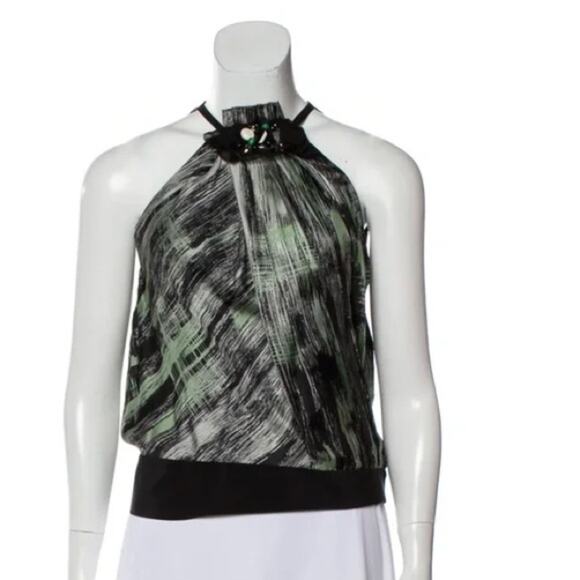 Robert Rodriguez Silk Halter Top - Picture 9 of 12